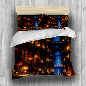 Enchanted Library Duvet Cover Set - Print 1