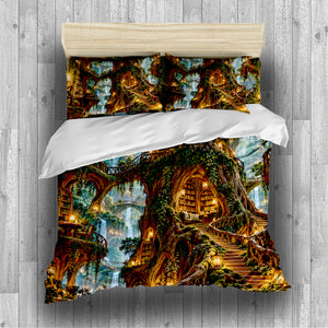 Enchanted Library Duvet Cover Set - Print 7