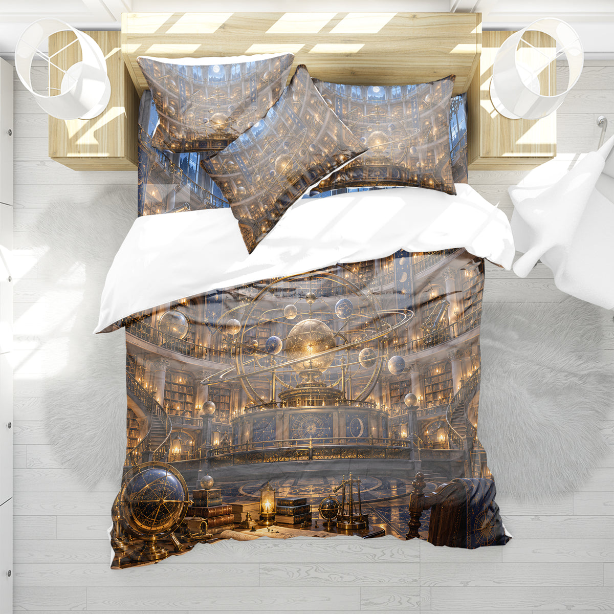 Enchanted Library Duvet Cover Set - Print 17