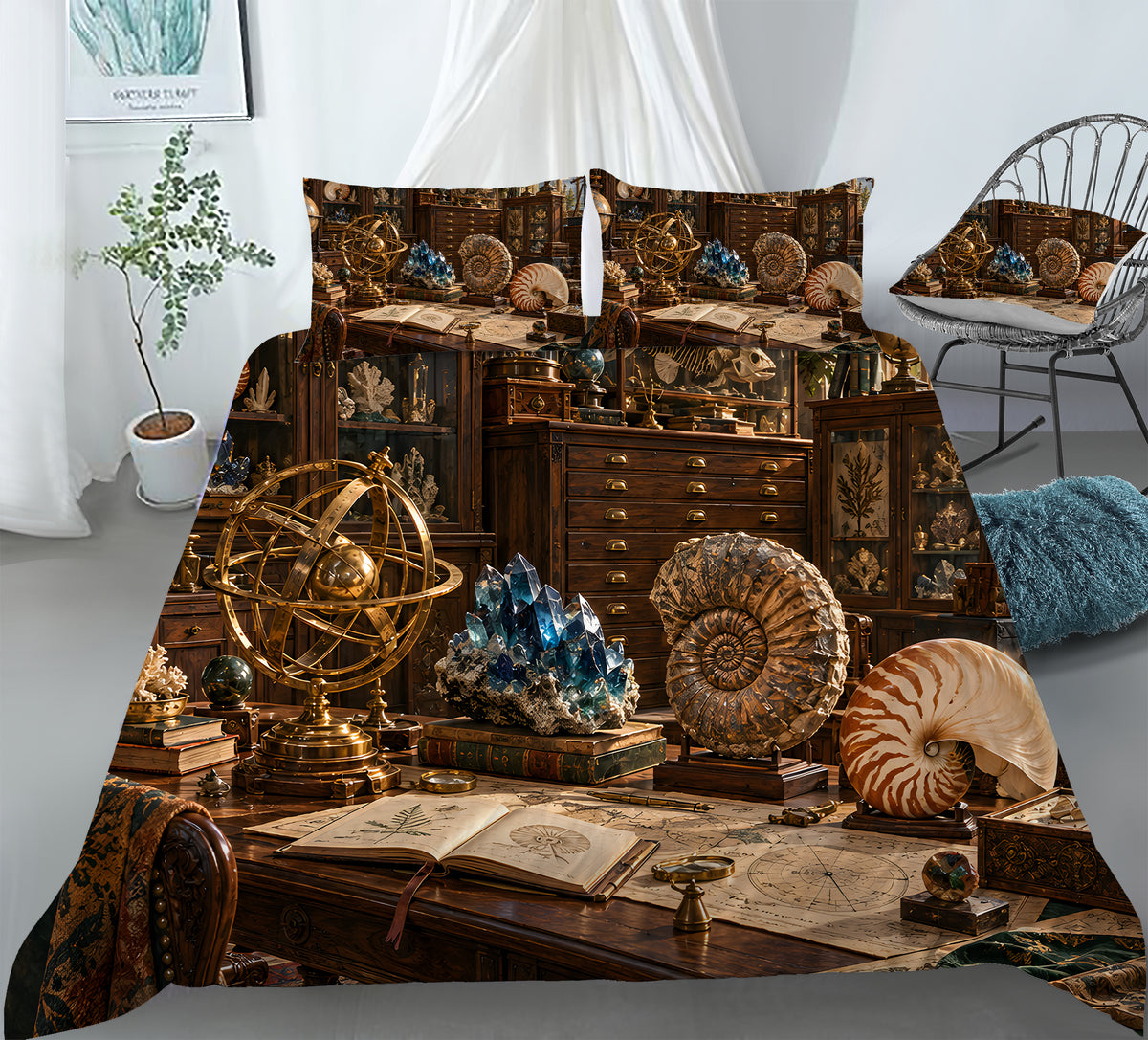 Enchanted Library Duvet Cover Set - Print 27