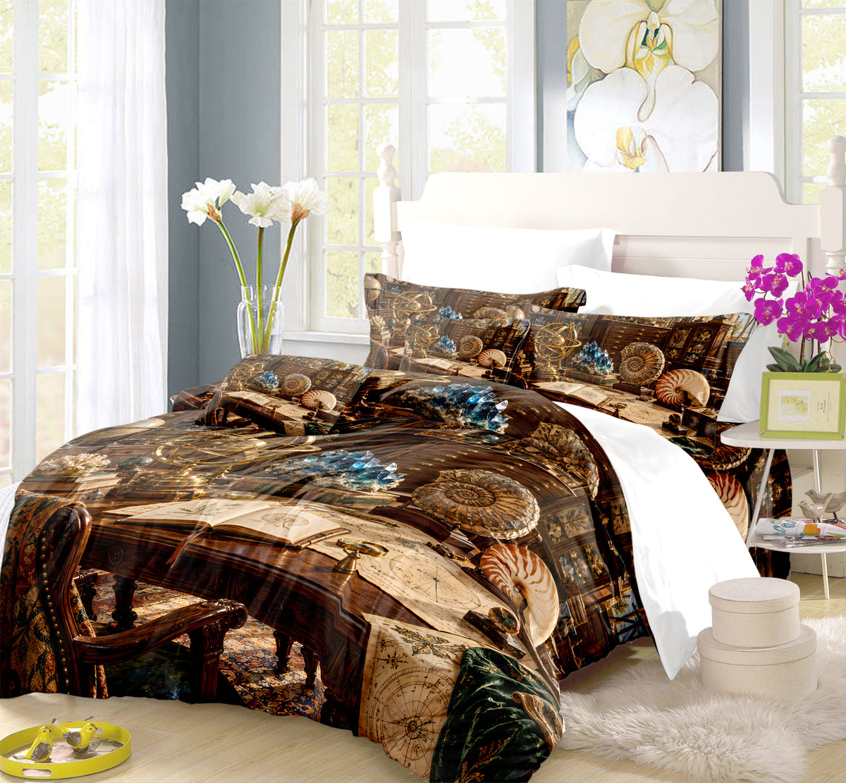 Enchanted Library Duvet Cover Set - Print 30