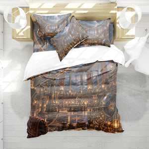 Celestial Observatory Duvet Cover Set - Print 5