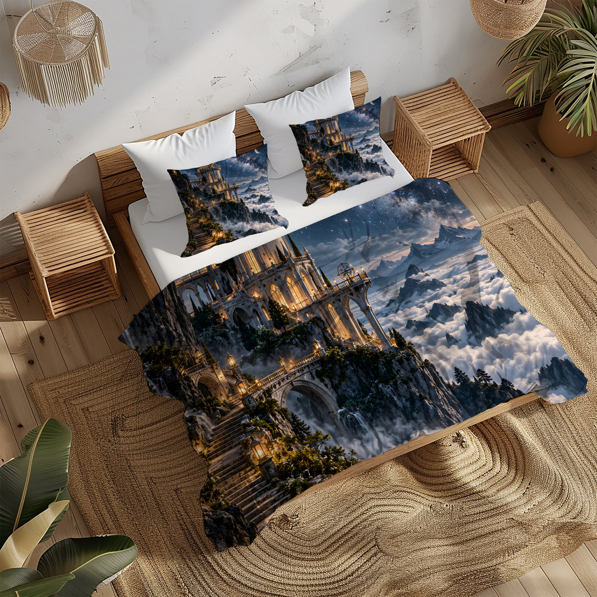 Celestial Observatory Duvet Cover Set - Print 8