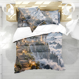 Celestial Observatory Duvet Cover Set - Print 11