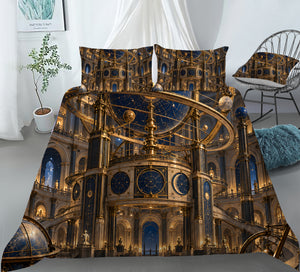 Celestial Observatory Duvet Cover Set - Print 15