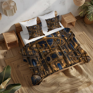 Celestial Observatory Duvet Cover Set - Print 14
