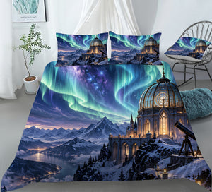 Celestial Observatory Duvet Cover Set - Print 33