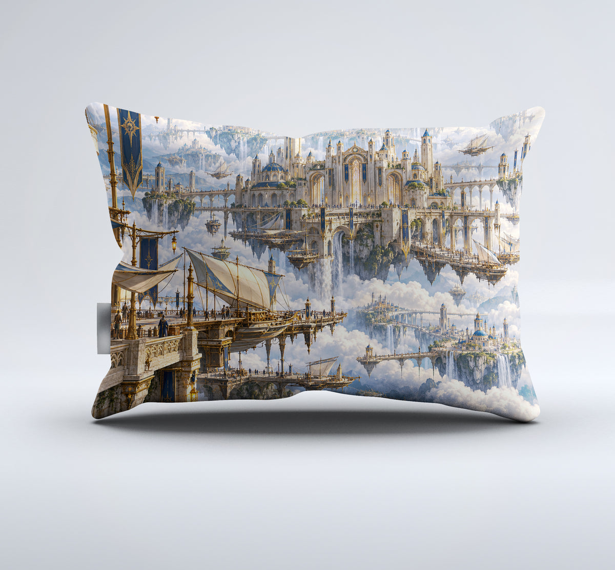 Floating Sky Kingdom Duvet Cover Set - Print 34