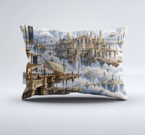 Floating Sky Kingdom Duvet Cover Set - Print 34
