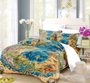 Fantasy World Map Duvet Cover Set - Print 18