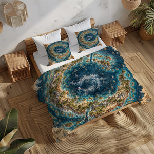 Fantasy World Map Duvet Cover Set - Print 26