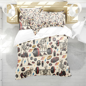 Skeleton Duvet Cover Set - Print 11