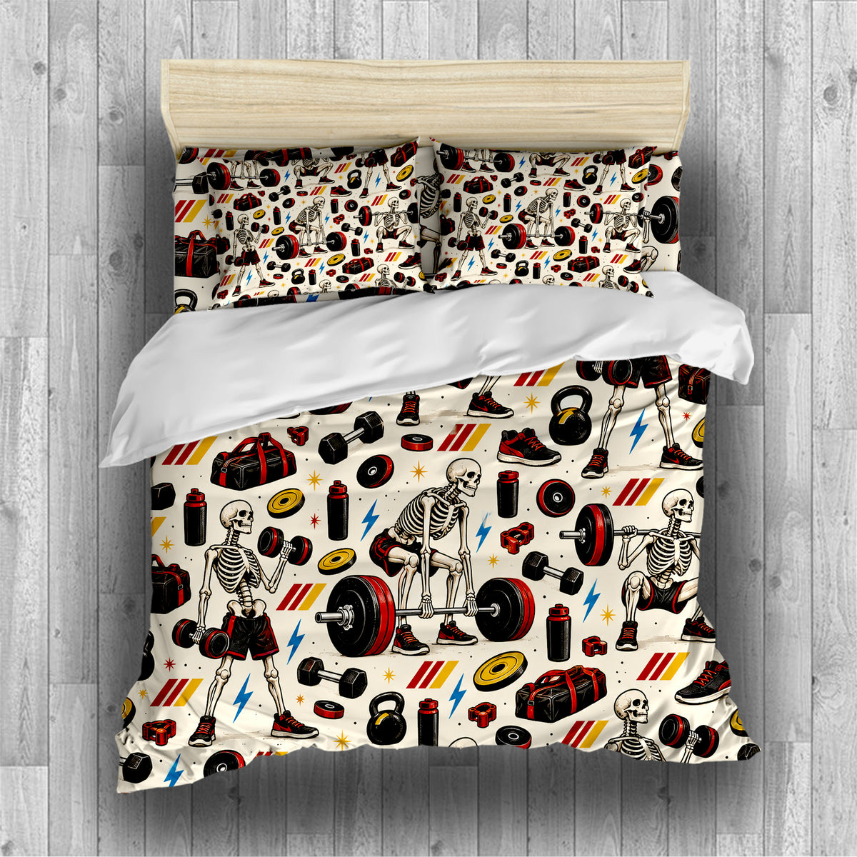Skeleton Duvet Cover Set - Print 7