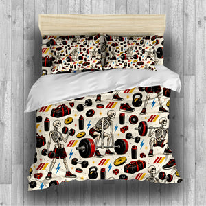 Skeleton Duvet Cover Set - Print 7
