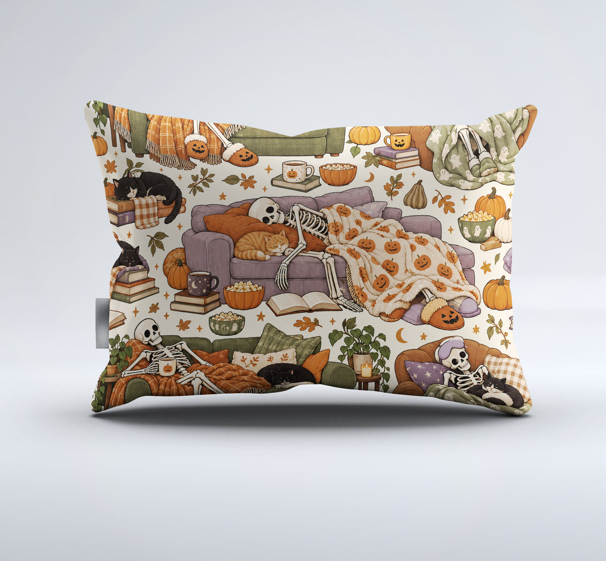 Skeleton Duvet Cover Set - Print 28