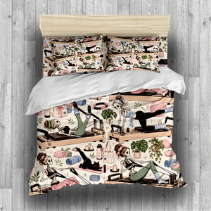 Skeleton Active Life Duvet Cover Set - Print 1