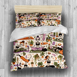 Skeleton Active Life Duvet Cover Set - Print 7