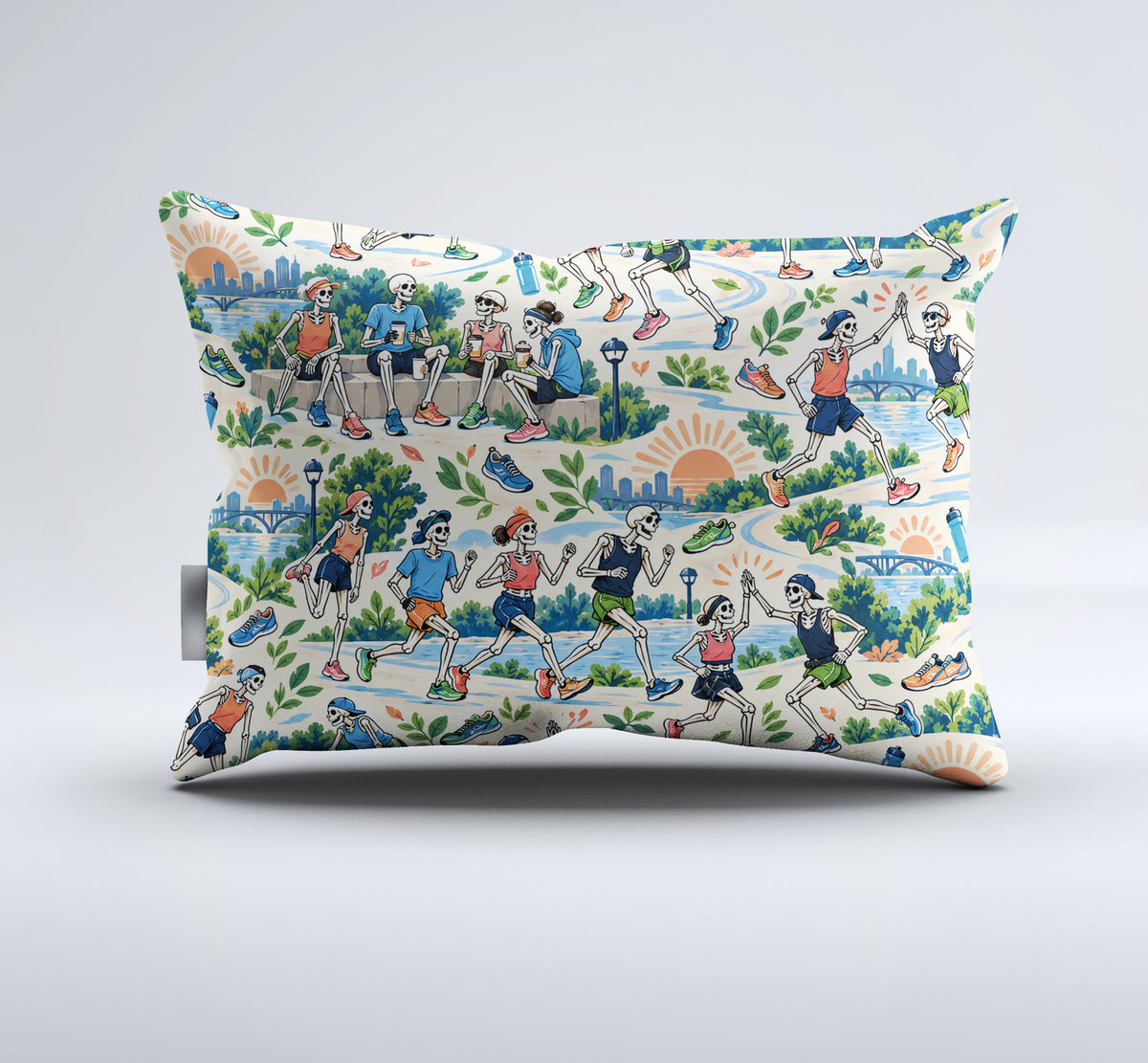 Skeleton Active Life Duvet Cover Set - Print 16