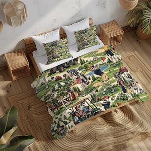 Skeleton Lifestyle Sports Duvet Cover Set - Print 2