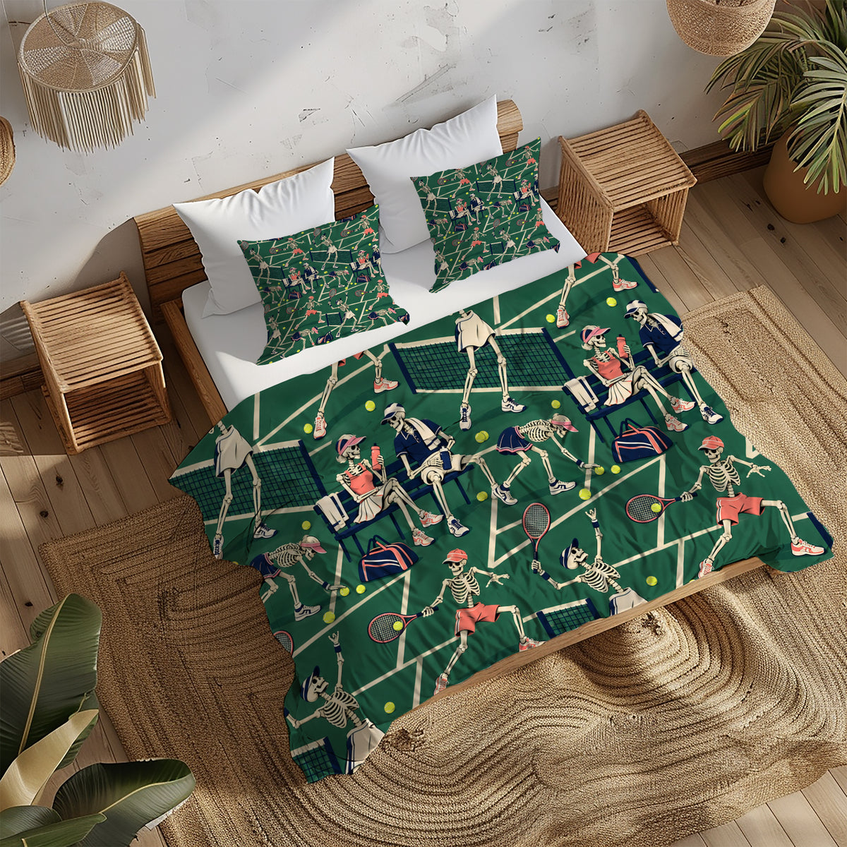 Skeleton Lifestyle Sports Duvet Cover Set - Print 8
