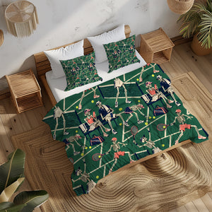 Skeleton Lifestyle Sports Duvet Cover Set - Print 8
