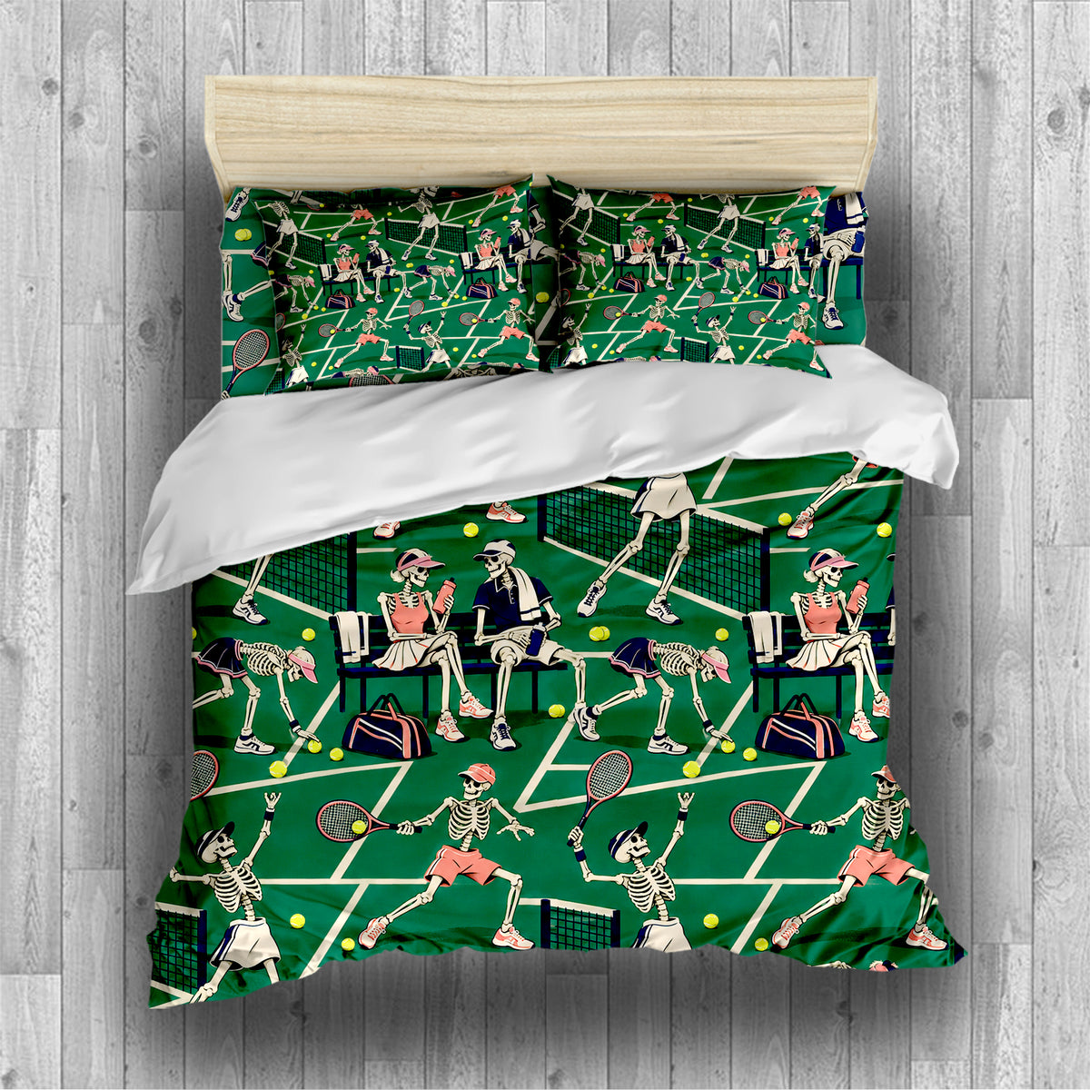 Skeleton Lifestyle Sports Duvet Cover Set - Print 7