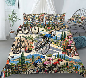 Skeleton Lifestyle Sports Duvet Cover Set - Print 15