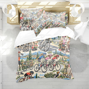 Skeleton Lifestyle Sports Duvet Cover Set - Print 17