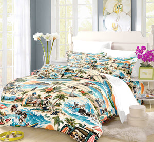 Skeleton Lifestyle Sports Duvet Cover Set - Print 30