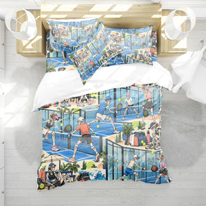 Skeleton Lifestyle Sports Duvet Cover Set - Print 35
