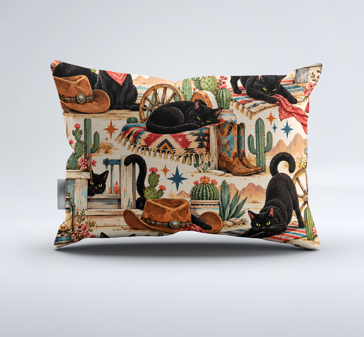 Black Cat Duvet Cover Set - Print 28