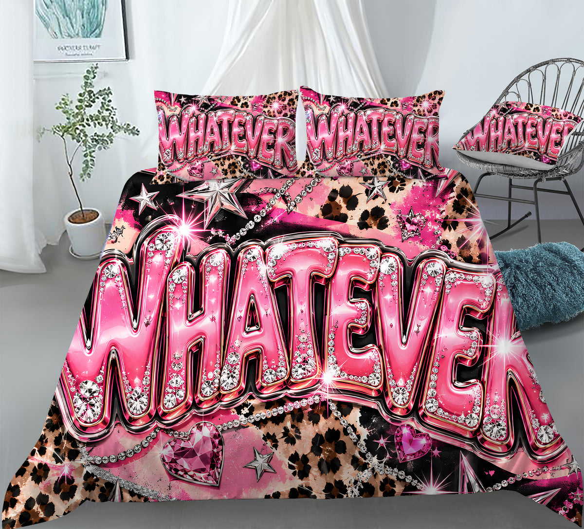 WHATEVER Duvet Cover Set - Print 3