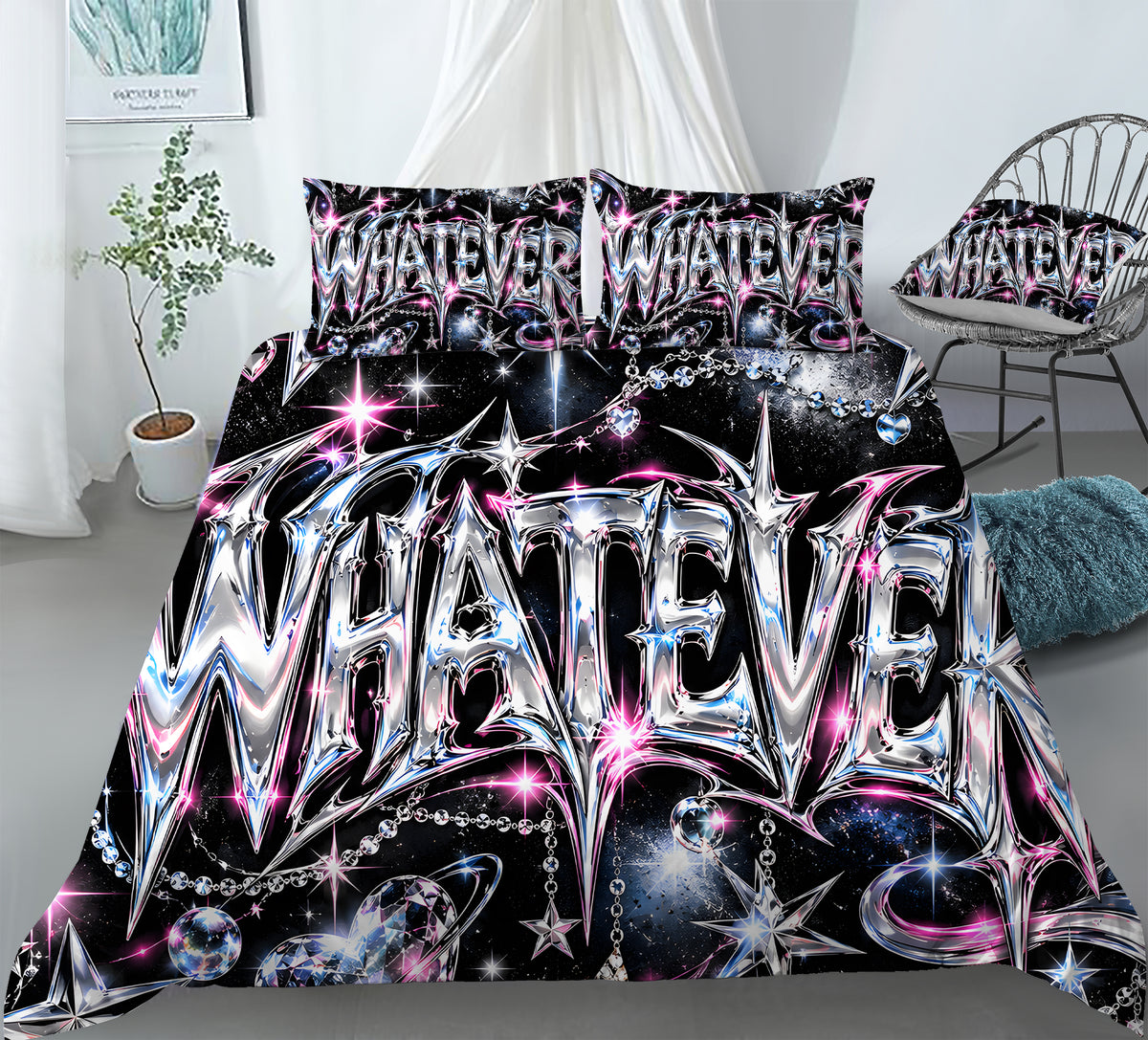 WHATEVER Duvet Cover Set - Print 9
