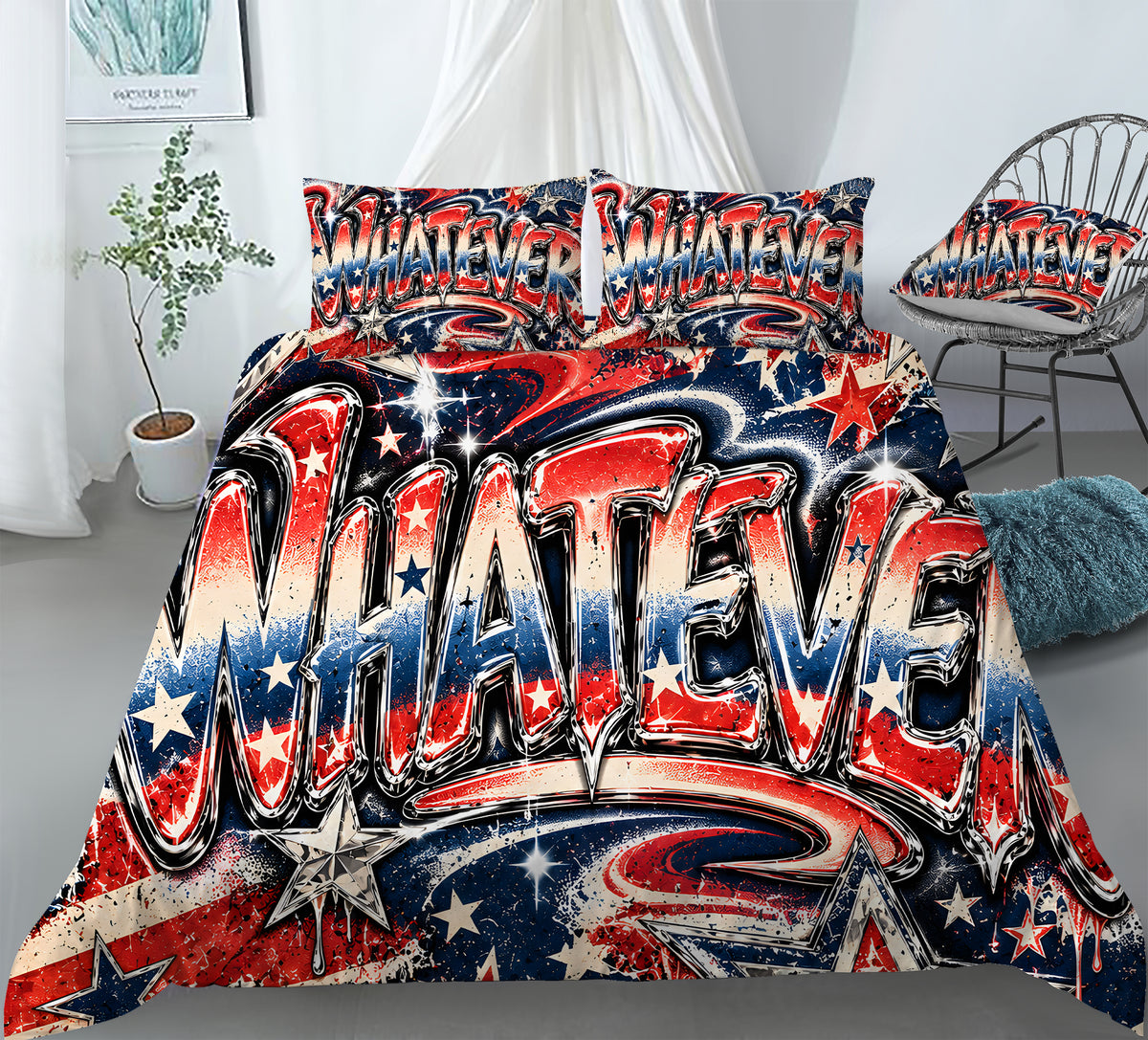 WHATEVER Duvet Cover Set - Print 15