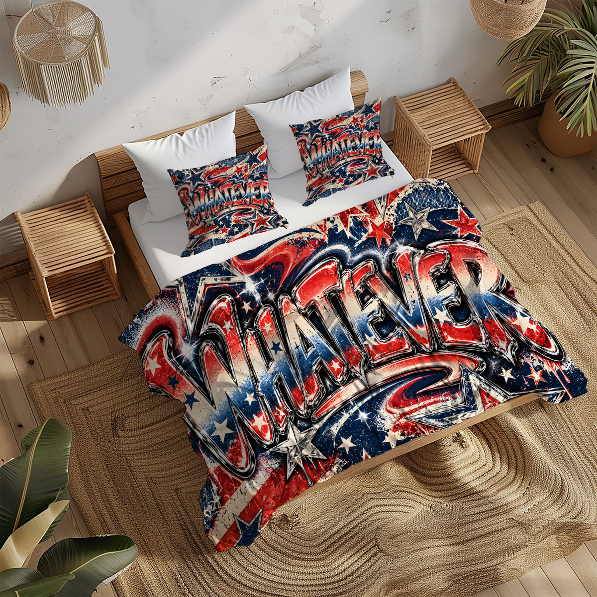 WHATEVER Duvet Cover Set - Print 14