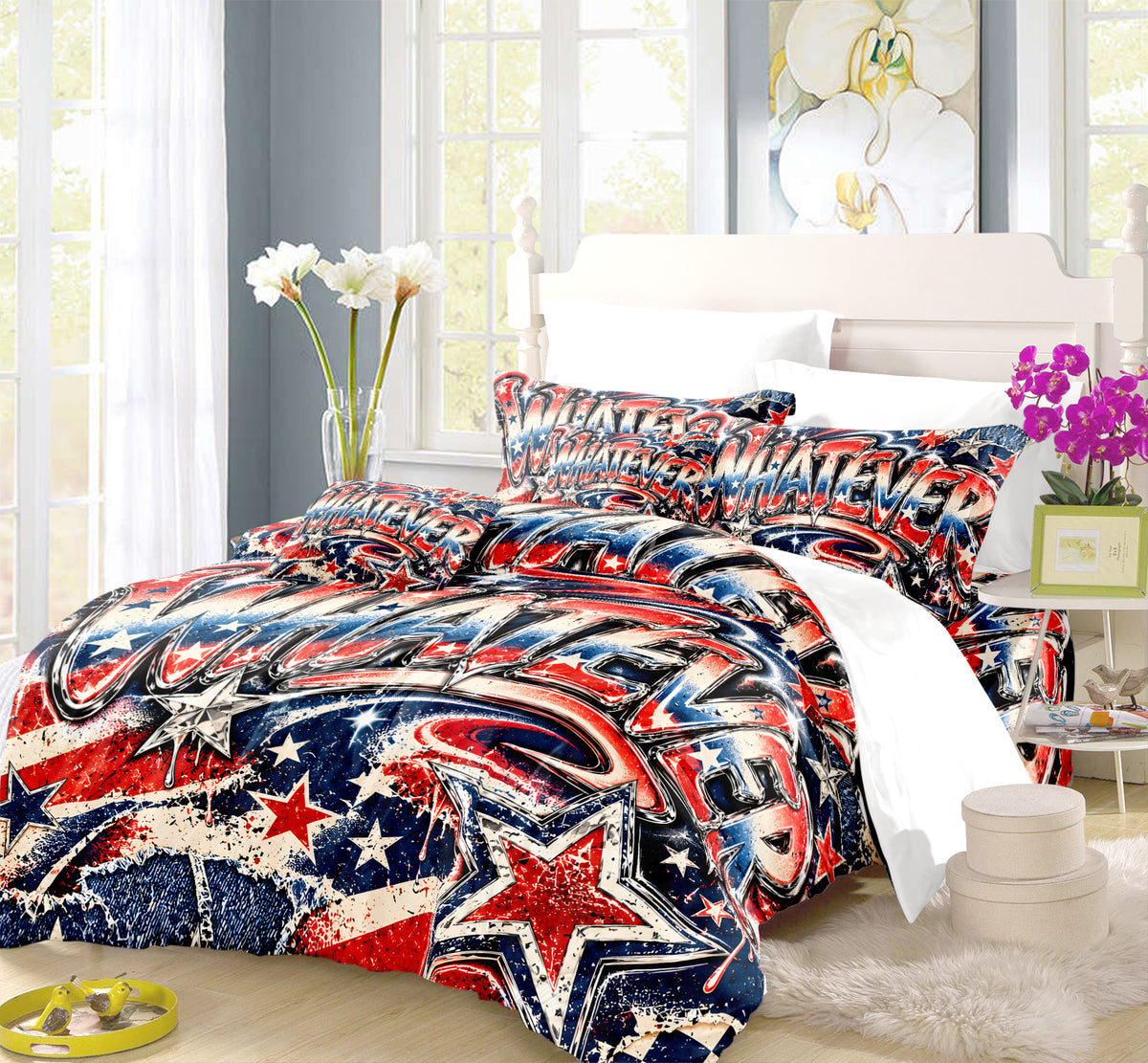 WHATEVER Duvet Cover Set - Print 18