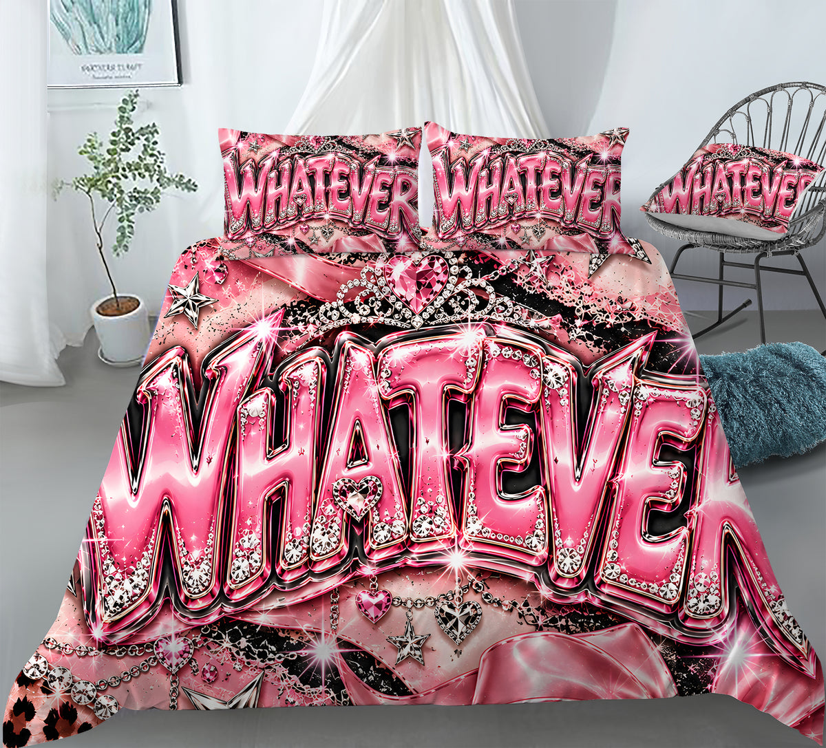 WHATEVER Duvet Cover Set - Print 21