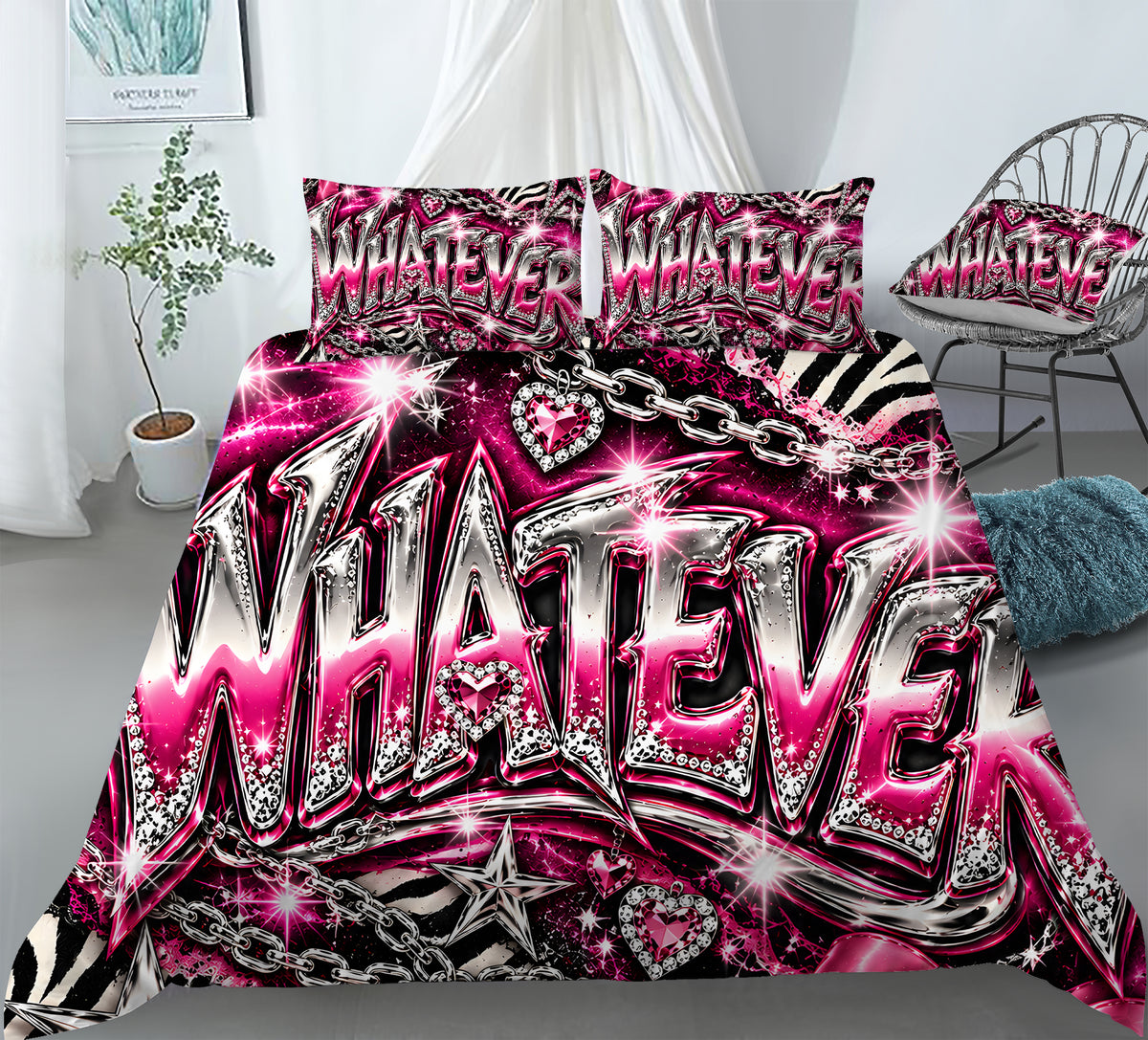 WHATEVER Duvet Cover Set - Print 33