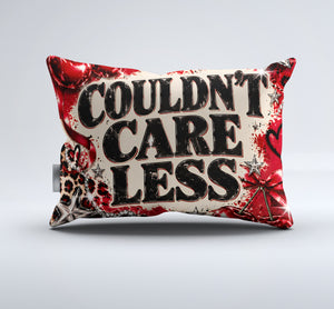 COULDN'T CARE LESS Duvet Cover Set - Print 16