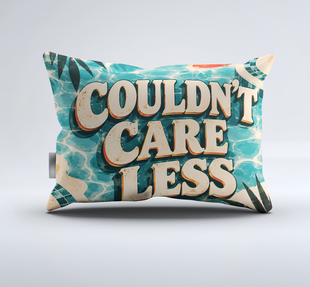 COULDN'T CARE LESS Duvet Cover Set - Print 28