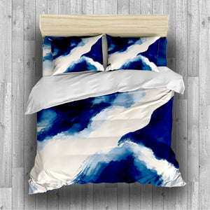 Contemporary Earth & Loom Geometry Duvet Cover Set - Print 19