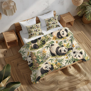 Panda Kids Story & Play Duvet Cover Set - Print 2