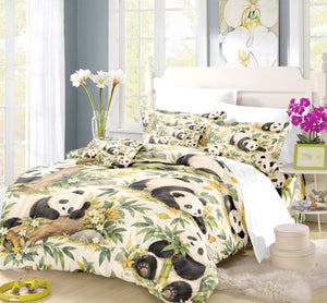 Panda Kids Story & Play Duvet Cover Set - Print 6