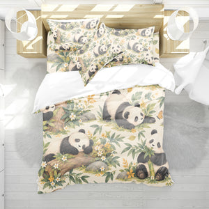 Panda Kids Story & Play Duvet Cover Set - Print 5