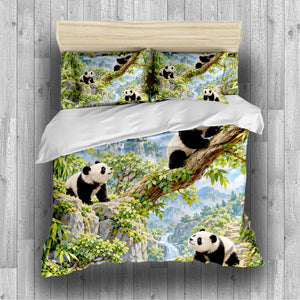 Panda Kids Story & Play Duvet Cover Set - Print 7