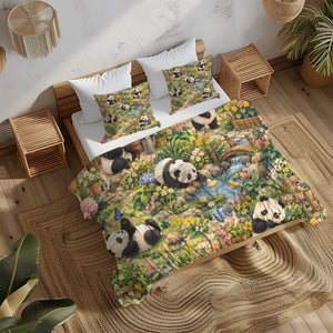 Panda Kids Story & Play Duvet Cover Set - Print 14