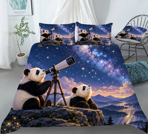 Panda Kids Story & Play Duvet Cover Set - Print 21