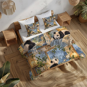 Panda Kids Story & Play Duvet Cover Set - Print 26