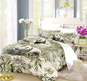 Panda Adult Nature & Quiet Home Duvet Cover Set - Print 6
