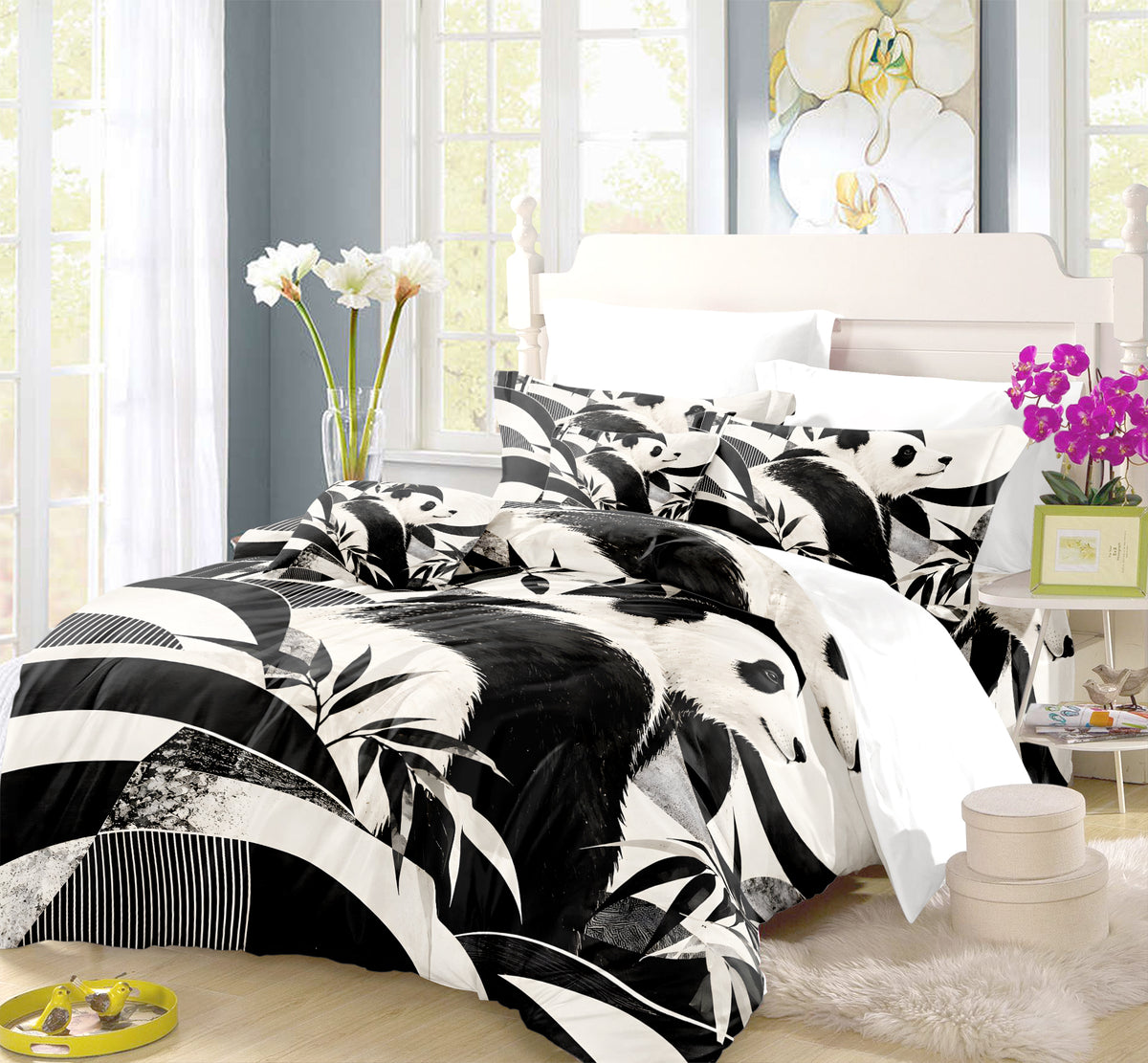 Panda Adult Nature & Quiet Home Duvet Cover Set - Print 30